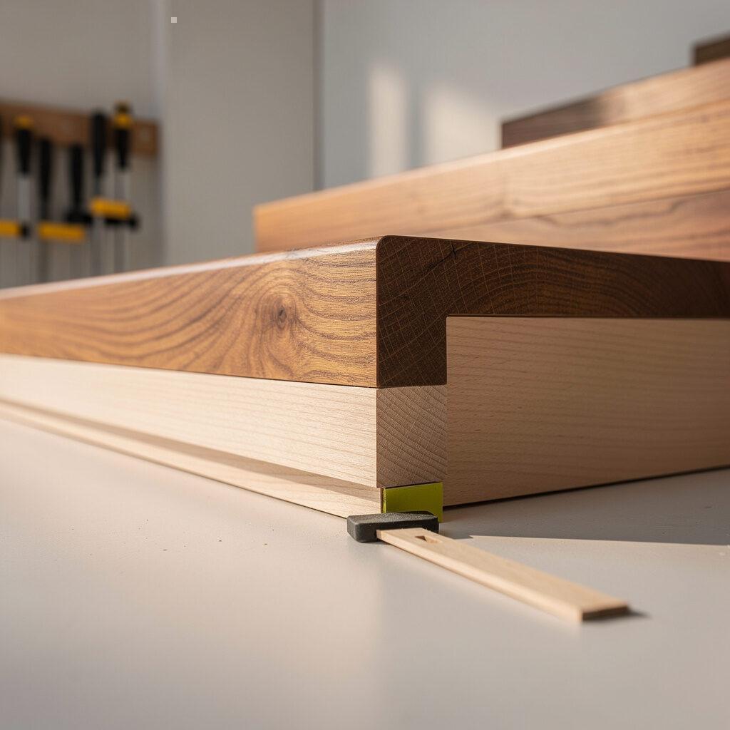 Materialkombination aus Eiche und Buche – Artis Treppen